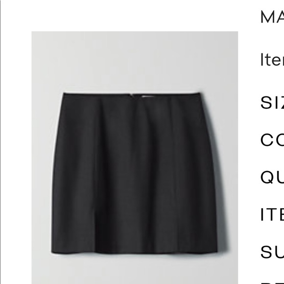 Aritzia/Sunday Best Mandy Skirt - Picture 9 of 10